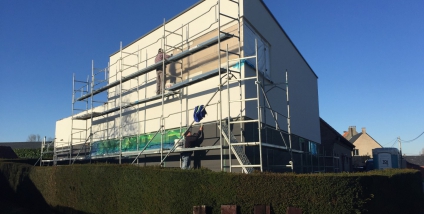 Nieuwbouw houtskelet te Zottegem